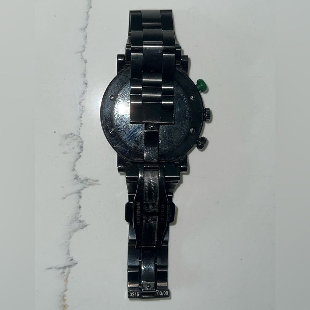 GUCCI G-Chrono Black Men’s Stainless Steel Watch - Picture 5 of 5